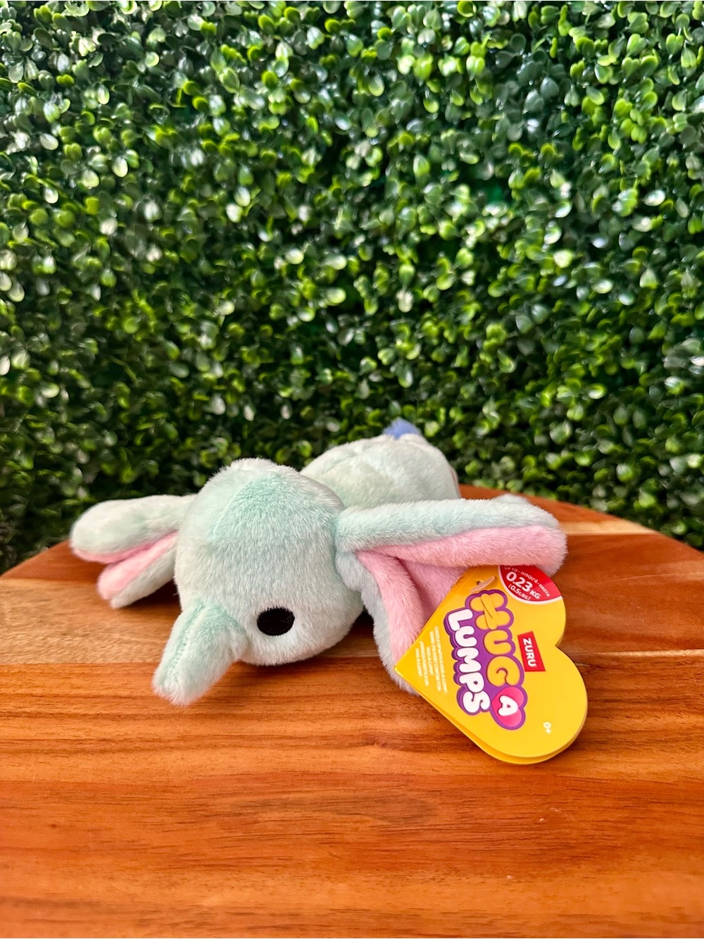 Zuru Hug-A-Lumps Fuzzy Eliza Elephant Mini Weighted Plush